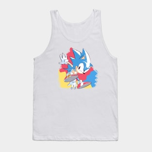 the blue blur Tank Top